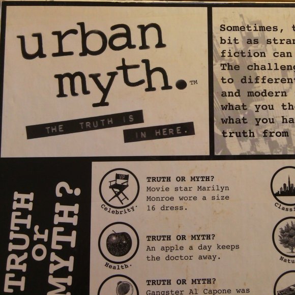 Urban Myth Board Game "MYTH" or "TRUE" Celebrity Health Classics Nature Business - Picture 6 of 16